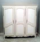 vintage french 3 door louis xv style armoire